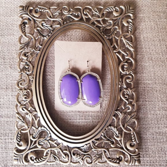 NWT Large Statement Earnings in Purple - Picture 2 of 4